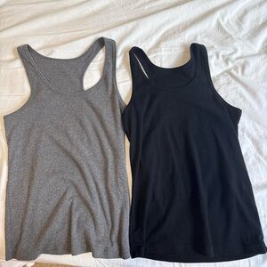 Classic Women's Racerback Tank Top - Black & Gray